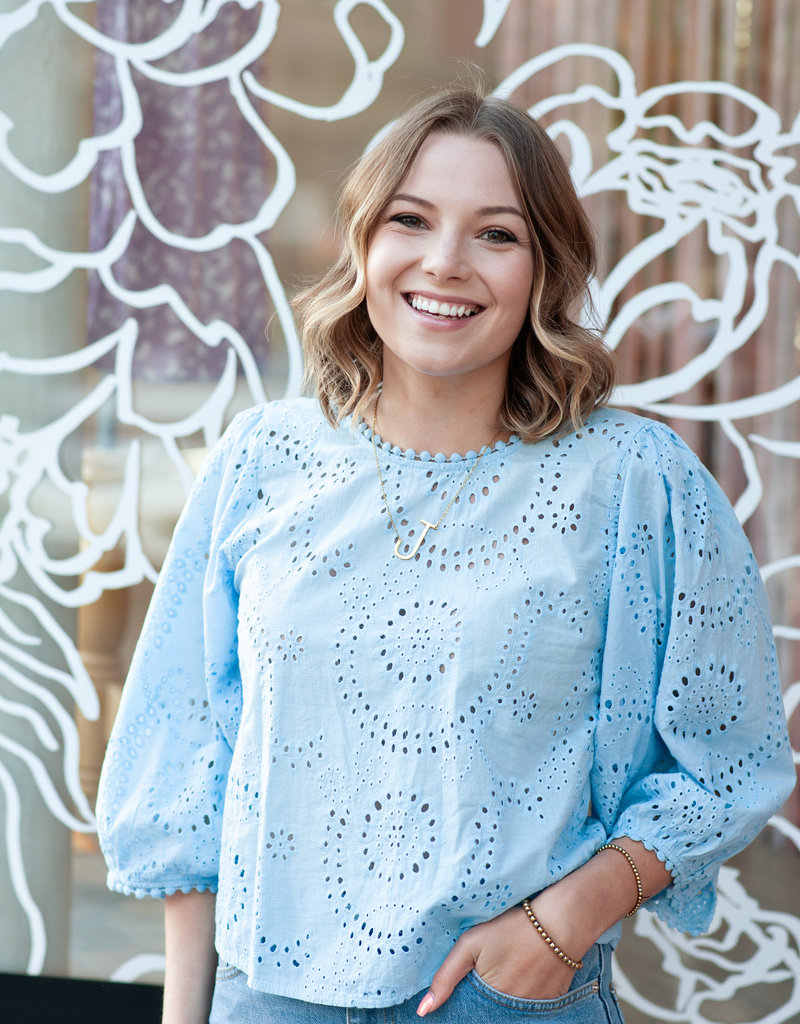 Majorca Eyelet Top - Adorn Boutique