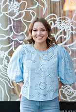 White Eyelet Top – Yup Sup