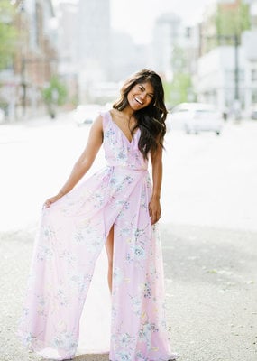 Soieblu Leia Floral Maxi Wrap Dress