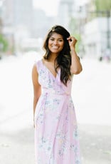 Soieblu Leia Floral Maxi Wrap Dress