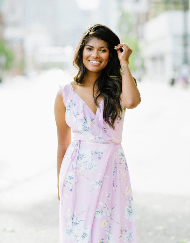 Soieblu Leia Floral Maxi Wrap Dress (FINAL SALE)