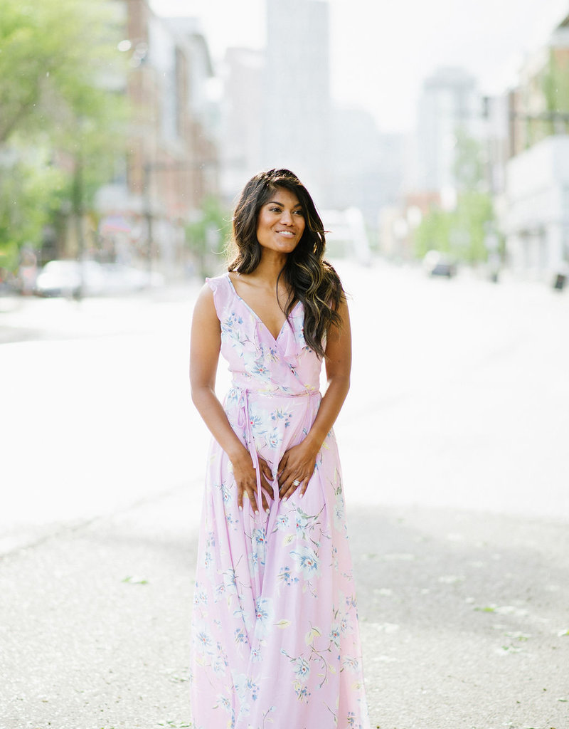 Soieblu Leia Floral Maxi Wrap Dress (FINAL SALE)