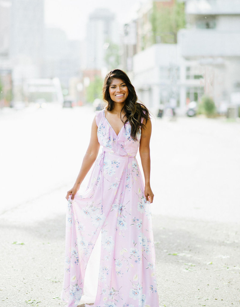 Soieblu Leia Floral Maxi Wrap Dress (FINAL SALE)