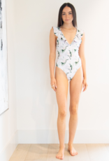 Privilege Lushwater Frill One-Piece Swimsuit