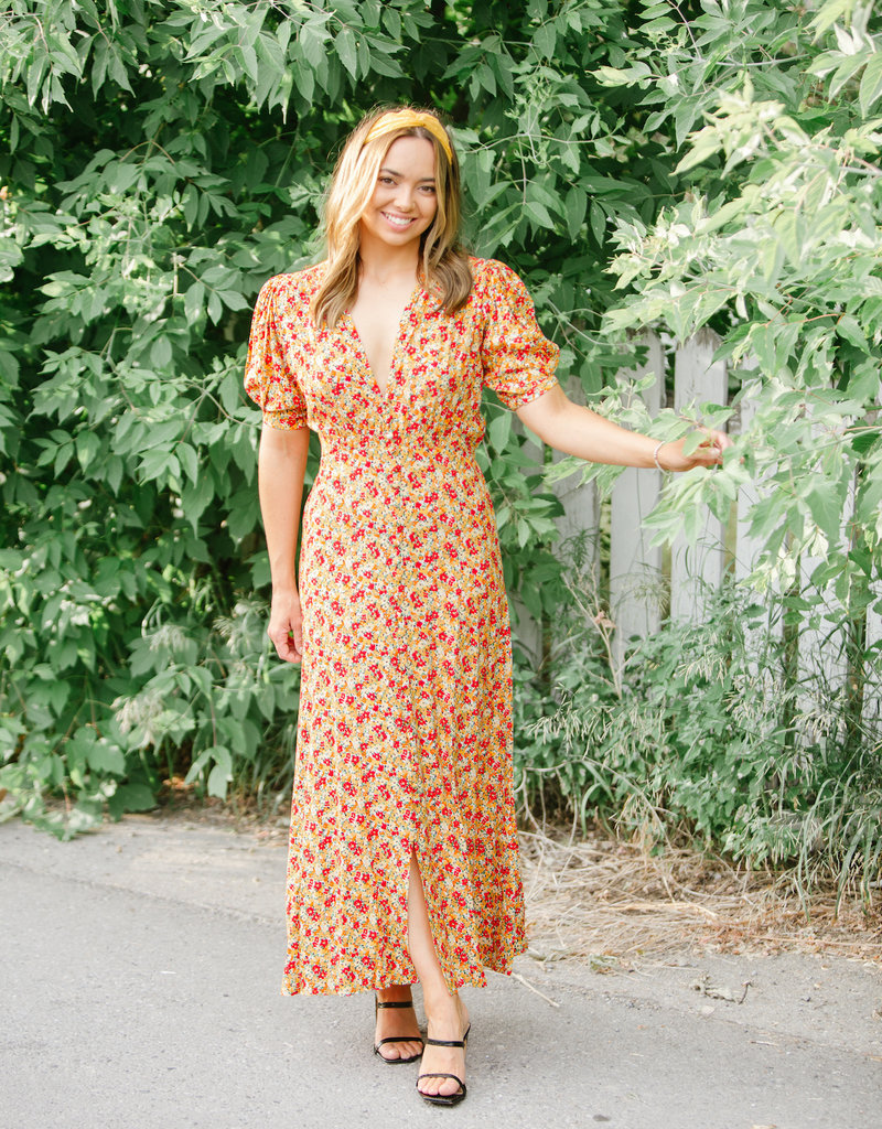 Faithfull Bellavista Midi Dress in La Gomera Floral (FINAL SALE)