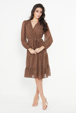 Angel Eye Clematis Dress in Brown (FINAL SALE)