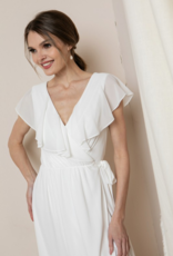 Soieblu Raya Ruffle Front Wrap Maxi Dress (FINAL SALE)