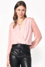 Adelyn Rae Candice Organza Sleeve Blazer (FINAL SALE)