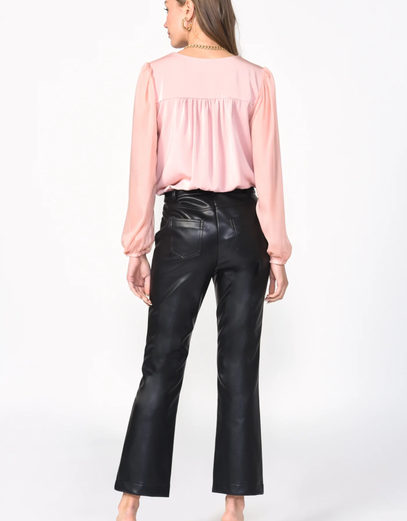 Adelyn Rae Candice Organza Sleeve Blazer (FINAL SALE)