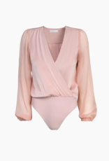 Adelyn Rae Candice Organza Sleeve Blazer (FINAL SALE)