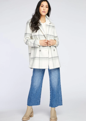 Gentle Fawn Mills Jade Plaid Button-Up Coat