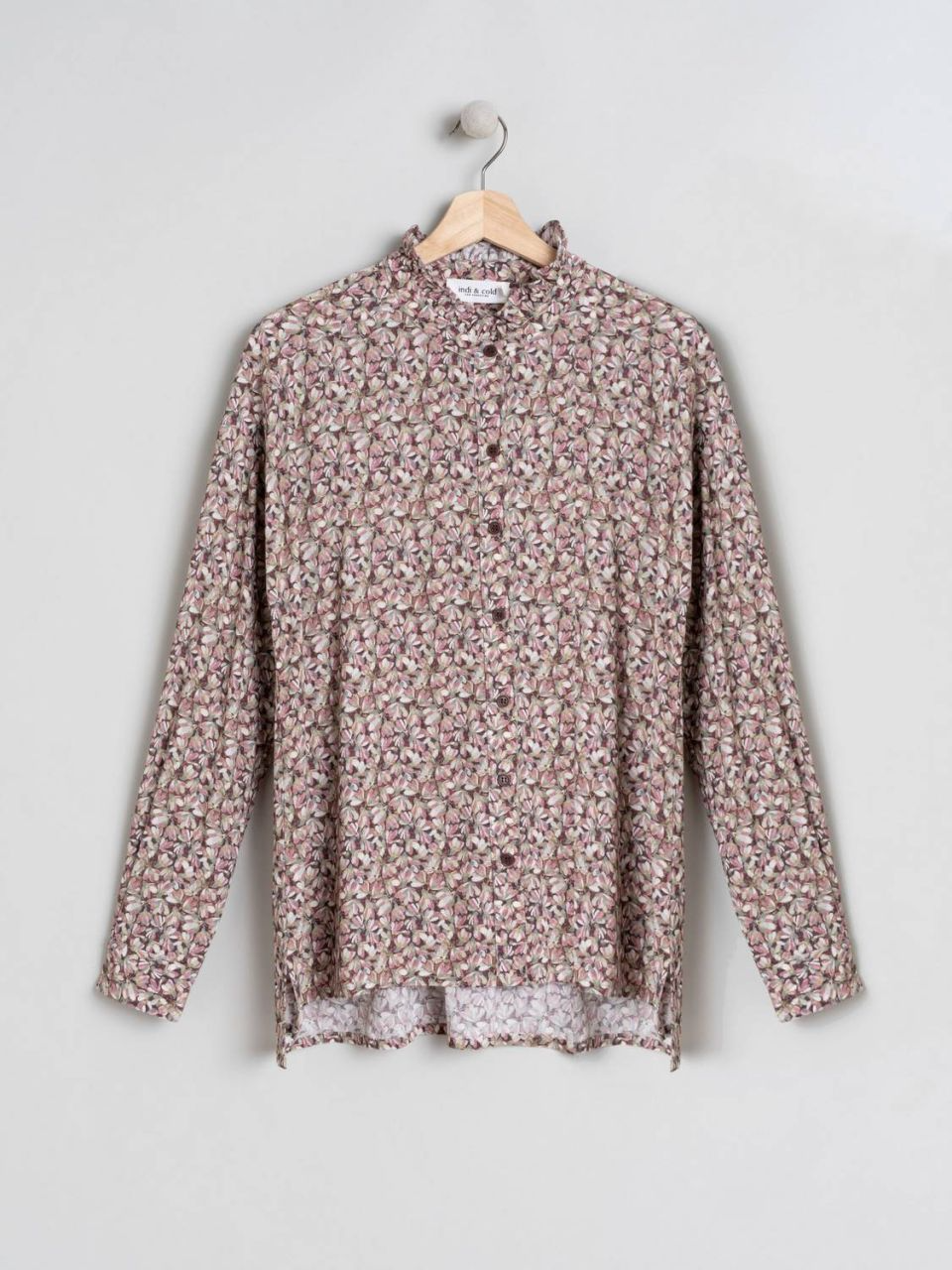 Indi and Cold Portia Flower Print Shirt (FINAL SALE) Indi and Cold Portia Flower Print Shirt (FINAL SALE)