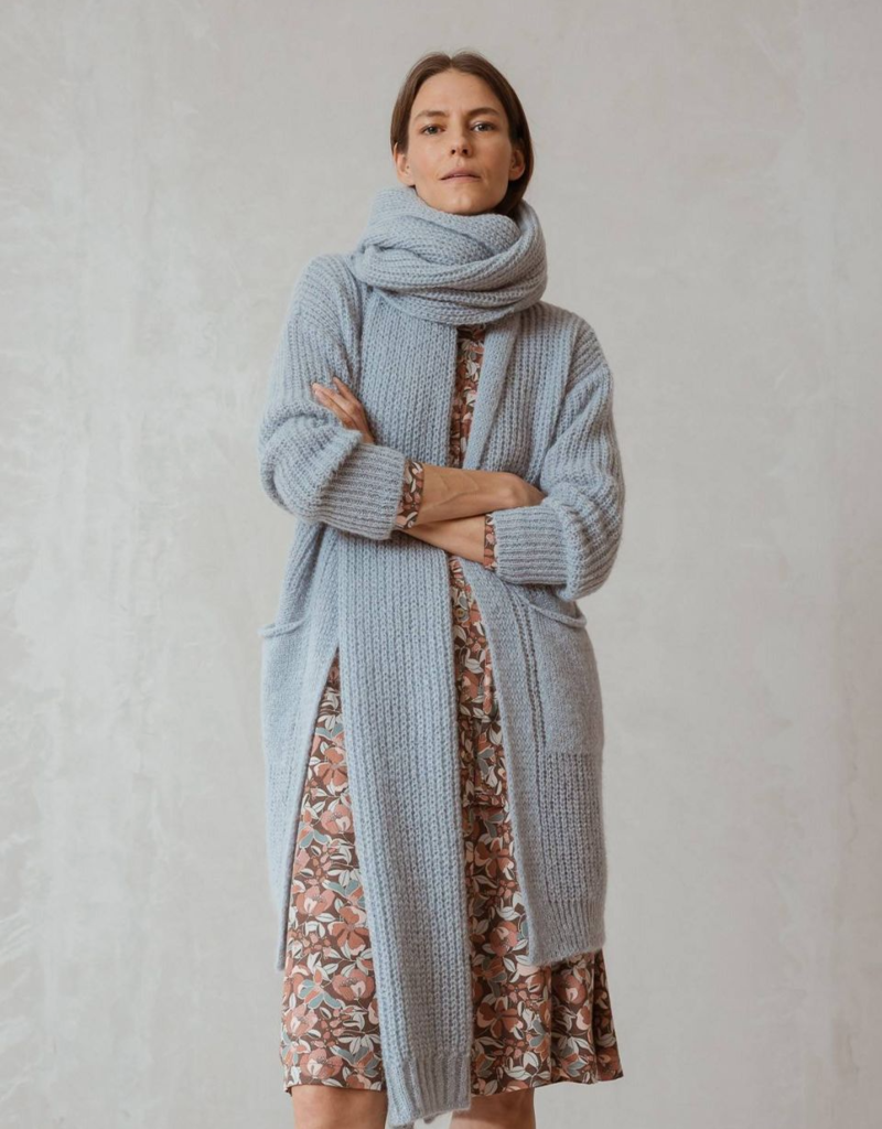 Indi and Cold Knitted Pocket Cardigan