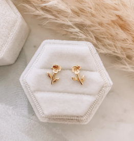 Haiku Lane Golden Afternoon Studs