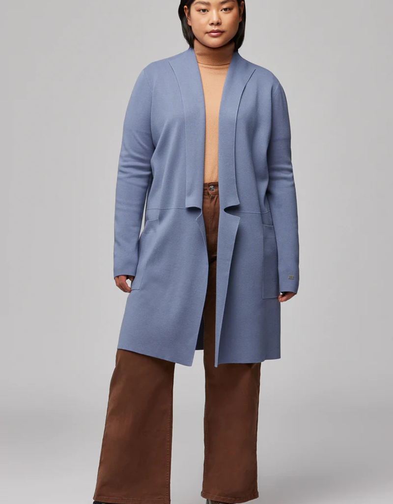 Soia and Kyo Benela Cardigan in Steel Blue
