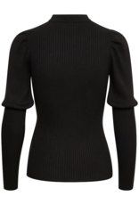 InWear Jobe Puff Sleeve Ribbed Knit Top (FINAL SALE)