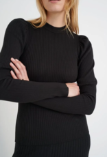 InWear Jobe Puff Sleeve Ribbed Knit Top (FINAL SALE)