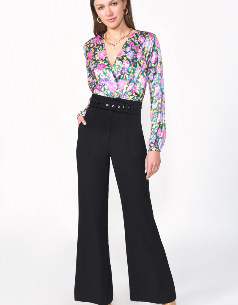 Adelyn Rae Toni Highrise Belted Trouser