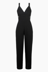 Adelyn Rae Glo Strappy Crepe Jumpsuit