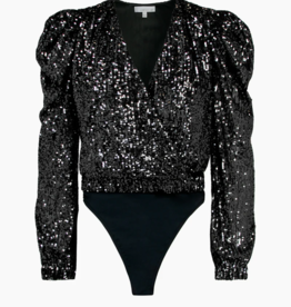 Adelyn Rae Lala Sequin Bodysuit *Only One Left - XS*