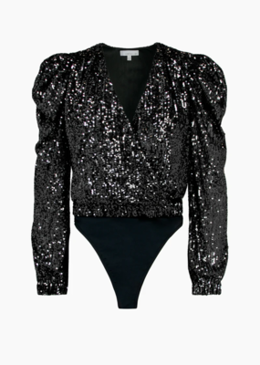 Adelyn Rae Lala Sequin Bodysuit *Only One Left - XS*