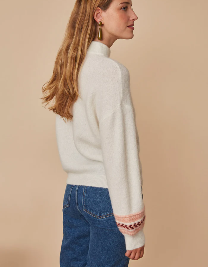 Des Petits Hauts Barista Jumper with Braided Detail (FINAL SALE)