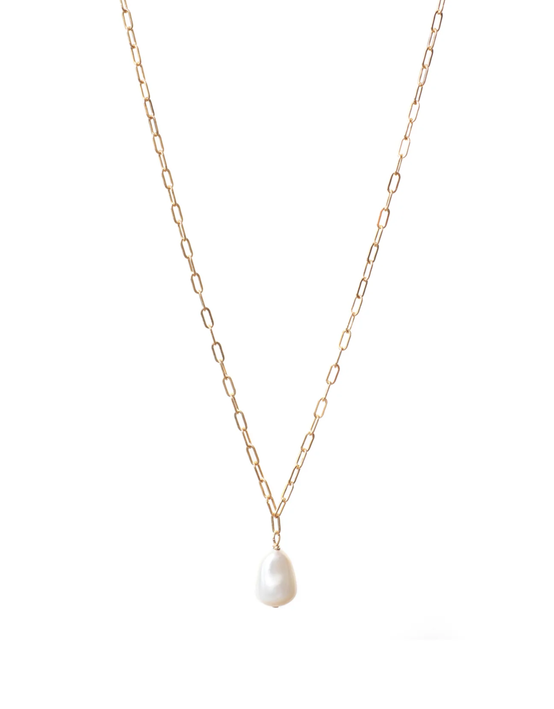 Lisbeth Rosie Pearl Pendant - 14K Gold Filled