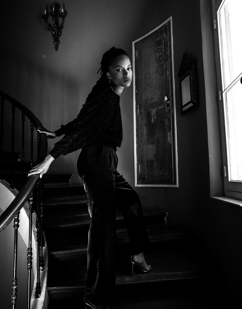 Molly Bracken Judith High Waist Satin Pant (FINAL SALE)