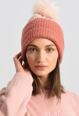 Molly Bracken Bi-Colour PomPom Beanie
