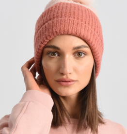 Molly Bracken Bi-Colour PomPom Beanie