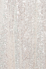 ICHI Fauci Sequin Mini Dress in Silver (FINAL SALE)