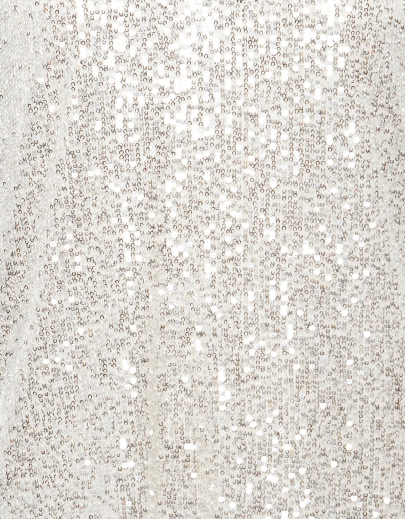 ICHI Fauci Sequin T-Shirt Silver (FINAL SALE)