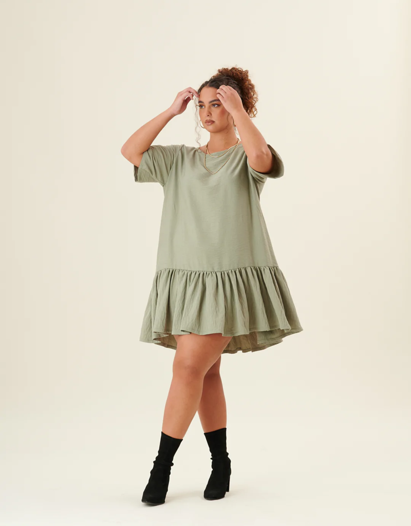 Lauren Dress in Sage Adorn Boutique