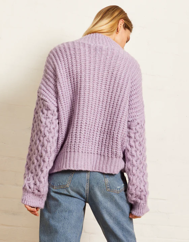 Cara and the Sky Bella Mixed Cable Jumper