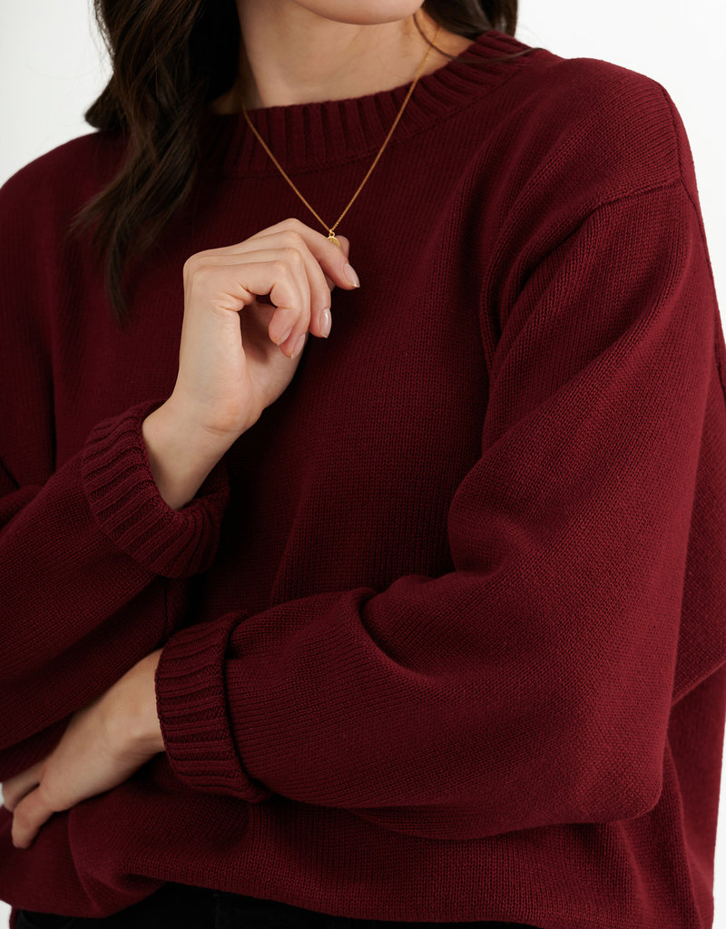 Emma Knudsen Lennon Oversized Crewneck Sweater (FINAL SALE)