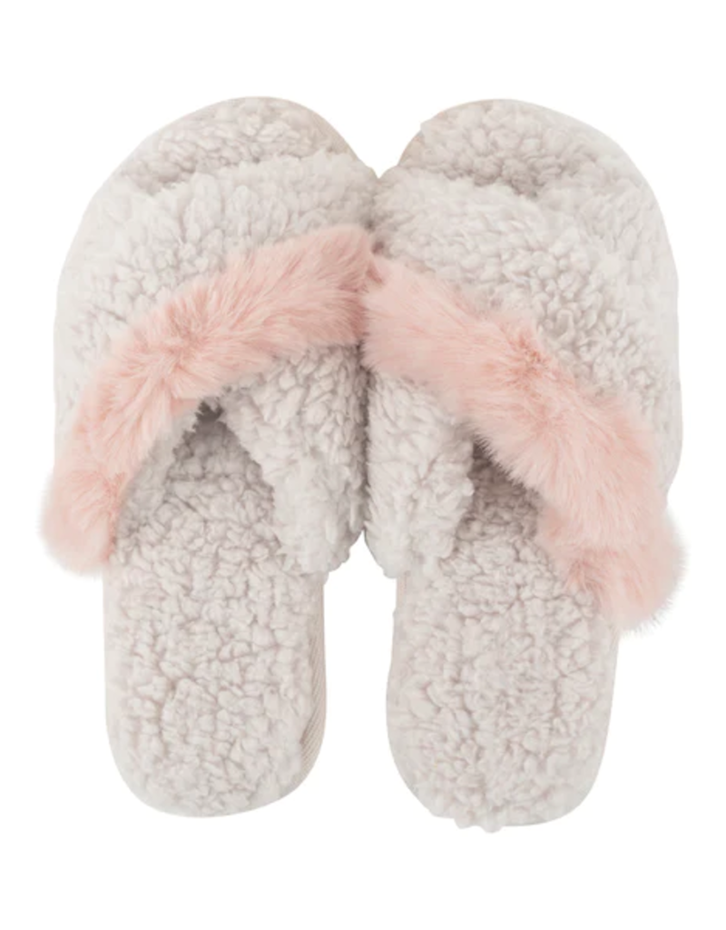 Lux Faux Fur Slide Slipper - Adorn Boutique