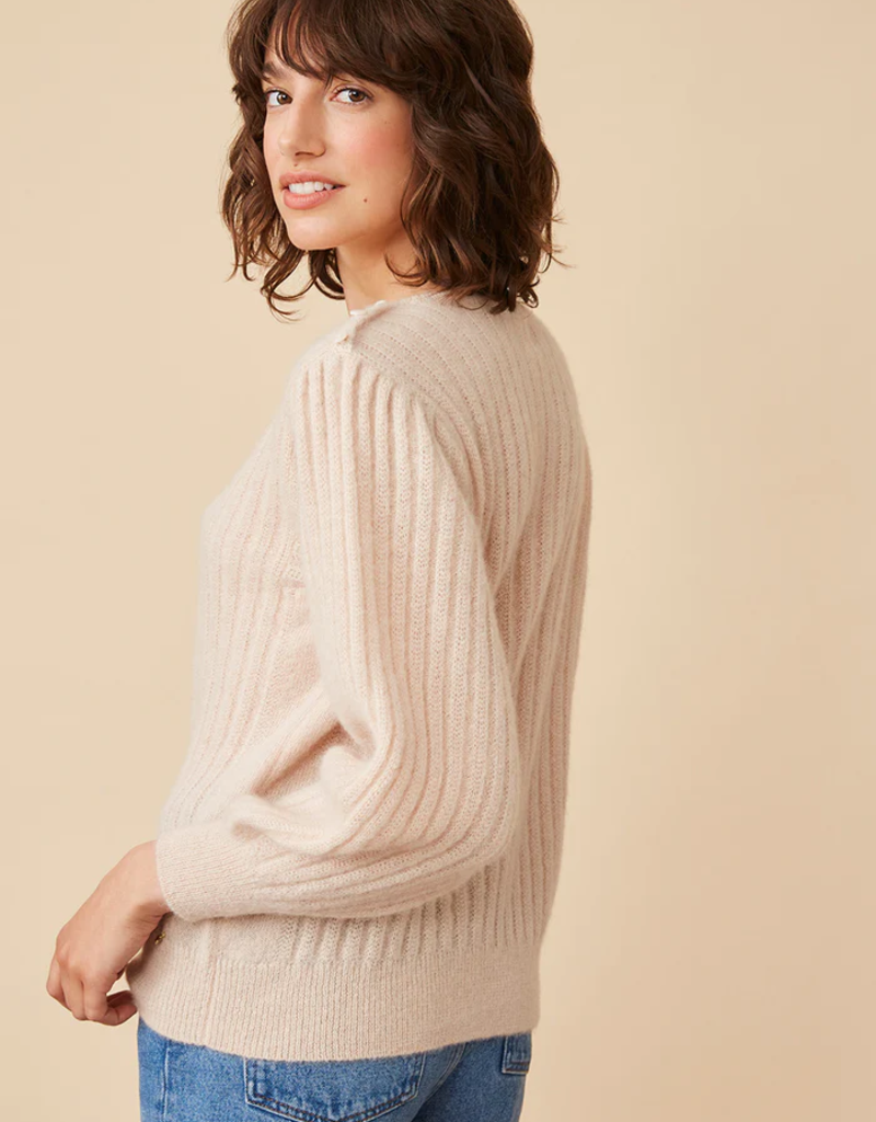 Des Petits Hauts Crizon Jumper in Chalk (FINAL SALE)
