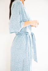 Privilege Chemise Robe - Coastal Blue (FINAL SALE)
