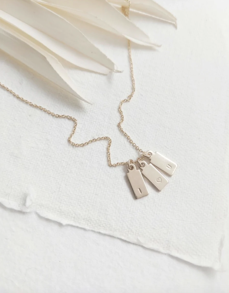 Little Gold Classic Initial Necklace