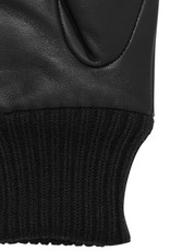 ICHI Accessories Nilla Leather Mitten - Black