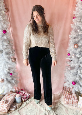 B.Young Perlina Velvet Pant - *XL & XXL*