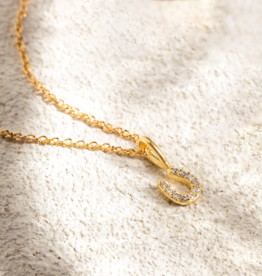 Leah Alexandra Leah Alexandra - Tiny Horseshoe - 14K Vermeil