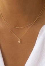 Leah Alexandra Tiny Horseshoe Necklace (GOLD FILL)