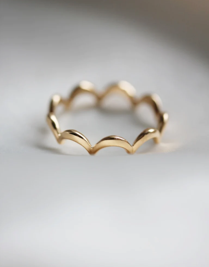 Little Gold Cloud Ring