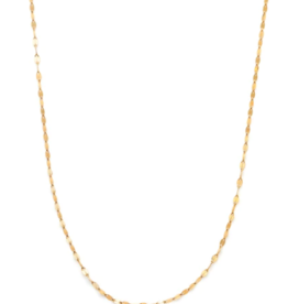 Leah Alexandra Leah Alexandra - Shimmer Necklace - 10K Solid Gold - 15"
