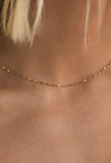 Leah Alexandra Shimmer Necklace - 10K Solid Gold