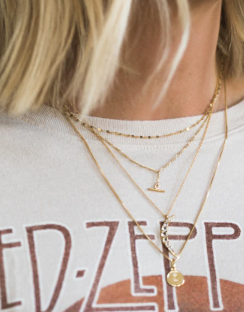 Leah Alexandra Shimmer Necklace - 10K Solid Gold