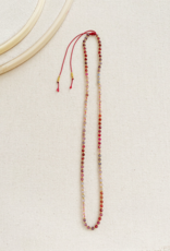 Alijuna Devocion Swarovski Crystal Beaded Wrap Bracelet