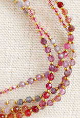 Alijuna Devocion Swarovski Crystal Beaded Wrap Bracelet
