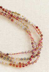 Alijuna Devocion Swarovski Crystal Beaded Wrap Bracelet